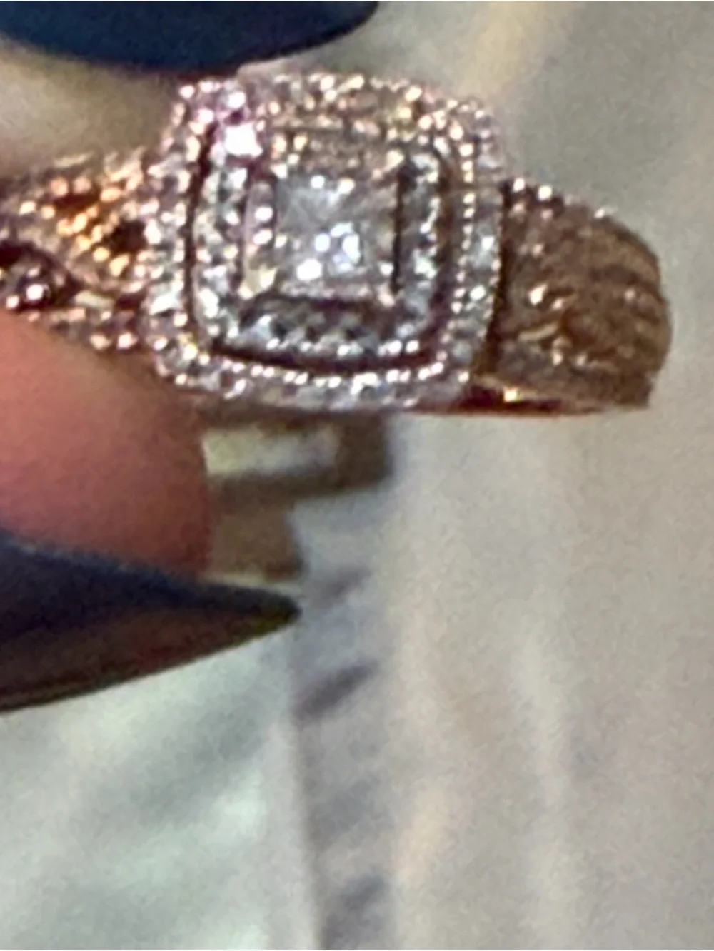 Engagement or promise ring